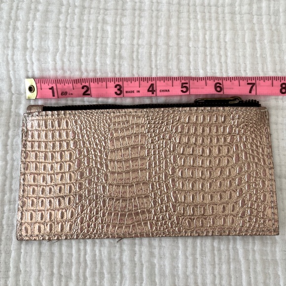 Rose Gold Leather Clutch - Picture 1 of 1